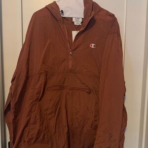 Champion Chestnut Windbreaker with Hood